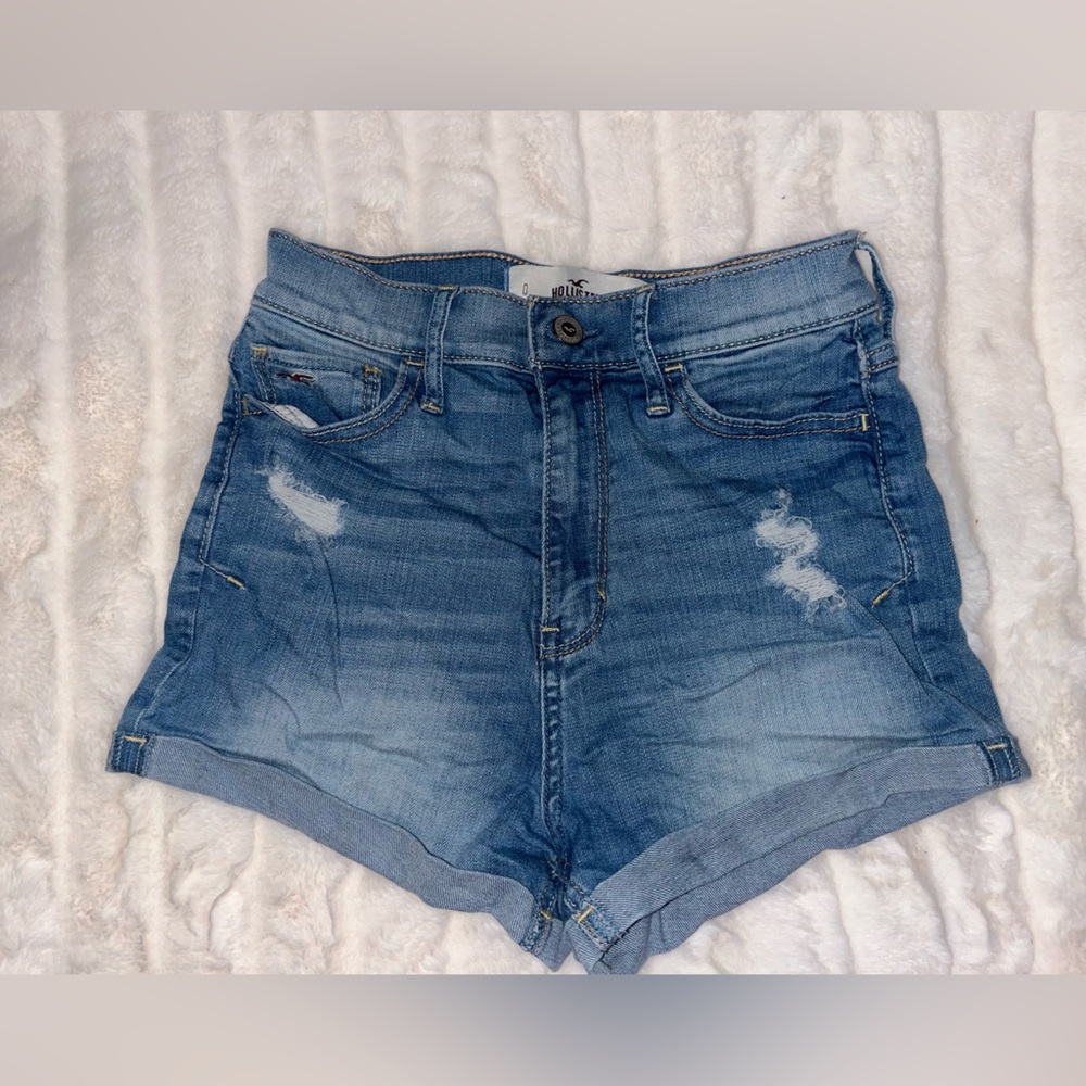 Hollister Blue Jean Shorts